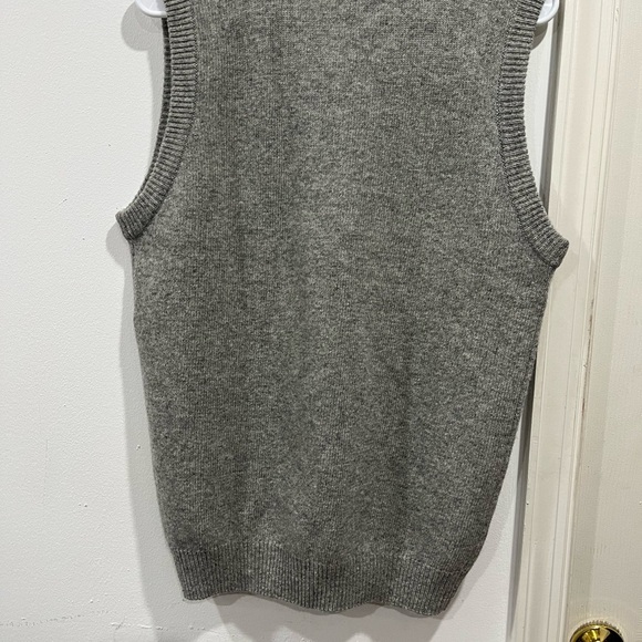 Jeans west vest men lambswool size L E-25 - Picture 4 of 5